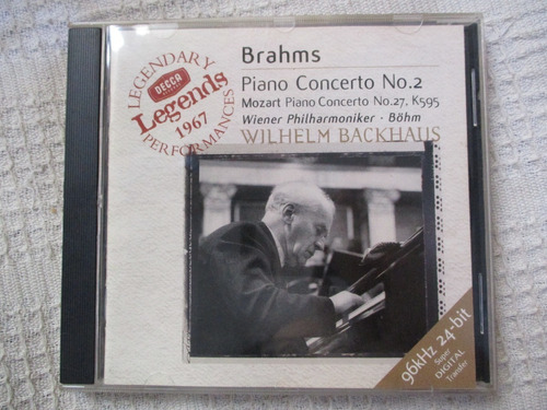 Imagen 1 de 5 de Brahms - Piano Concerto No. 2. Mozart - Piano Concerto No. 2