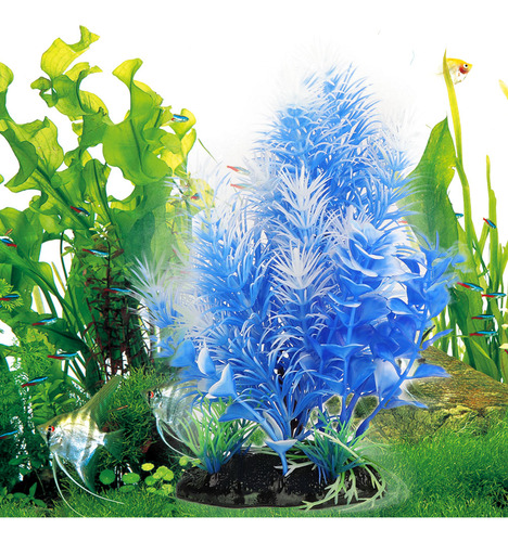 Ornamento Vegetal Para Acuario Coral Vivid Artificial