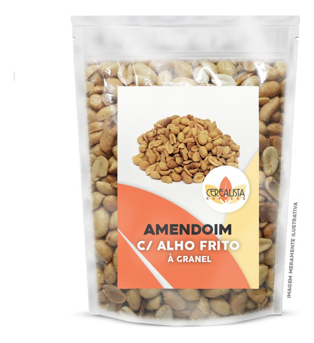 Amendoim Torrado Com Alho Frito 1kg -  Super Promoção