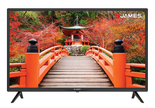 Imagen 1 de 4 de Tv Led 32 Smart James Wifi Facebook Netflix - Gtía James