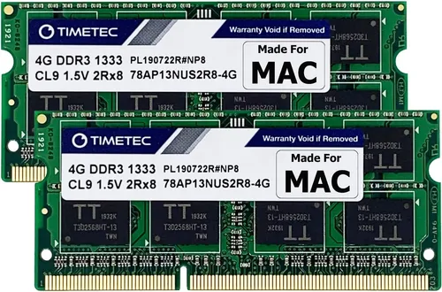 comprar Memoria Ram Timetec 2 X 4 Gb Sodimm Ddr3 Sdram 1333 Mhz