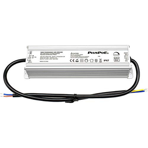 Controlador Led Regulable Pluspoe De 12 V Y 50 W, Resistente