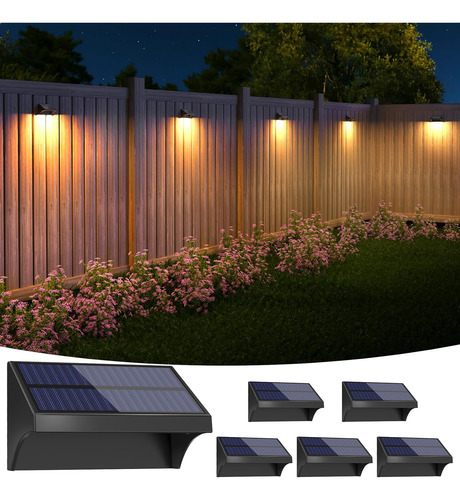 Luces Solares Para Valla Al Aire Libre, Impermeables, Luces