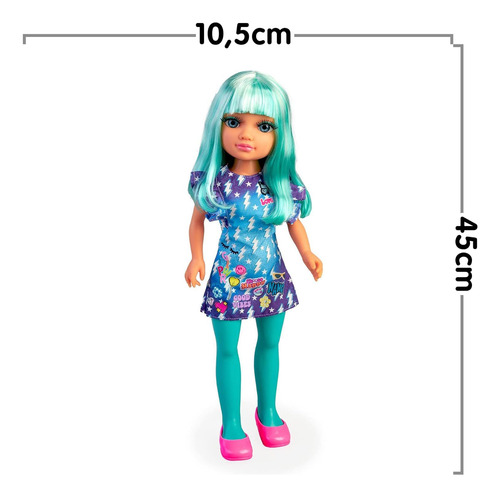Muñeca Nancy Neón Color Azul