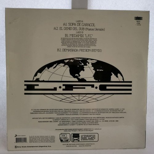 Los Fabulosos Cadillacs Sopa De Caracol Vinilo Nuevo Sellado