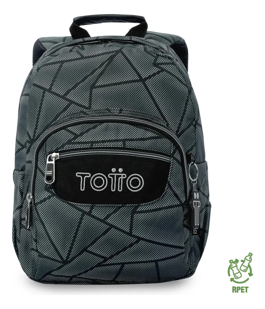 Morral Mochila Escolar Gris Tempera Hombre Totto Full Gris
