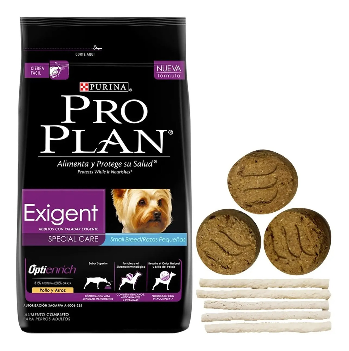 Alimento Pro Plan Exigent Dog Perro Paladar Exigente 7,5 Kg