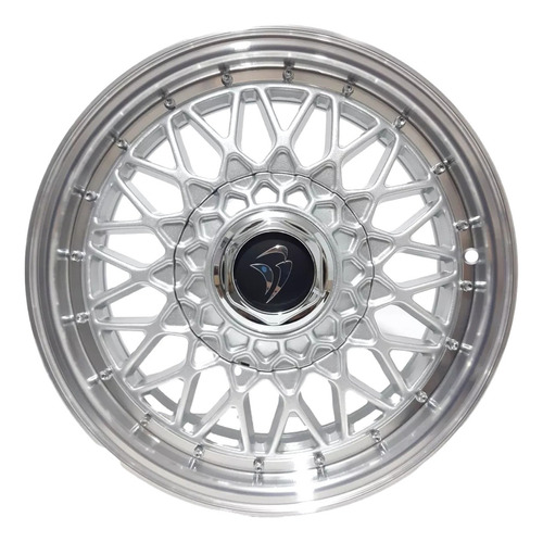 Roda Aro 15x6 Bbs 4x100/108 Brw 900 / Valor Unitário Cor Prata 4x100/4x108