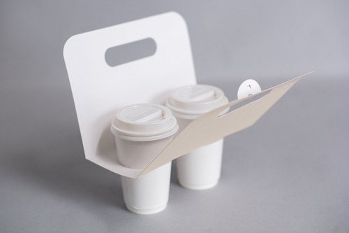 Imagen 4 de 4 de Take Away Arnés Porta 2 Vasos (x 100 U.) - 105 Bauletto