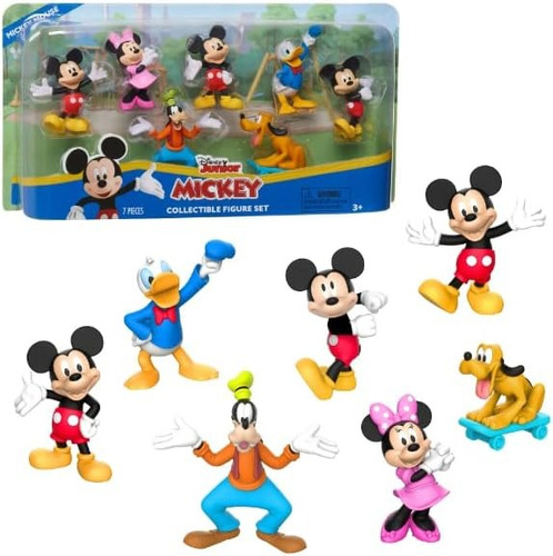 Juego De 7 Figuras Coleccionables Disney Junior Mickey