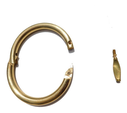 Argolla De Bronce Bovinos Animales En Exposicion Dos Tamaños