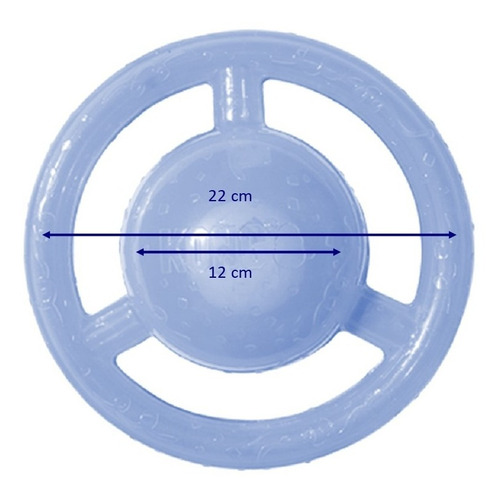 Imagem 6 de 6 de Brinquedo Cães Kong Jumbler Disc Large X Large Apito Bola