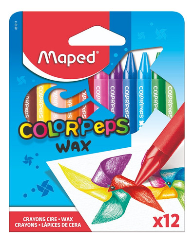 Crayones Triangular Estandar Maped 12 Colores