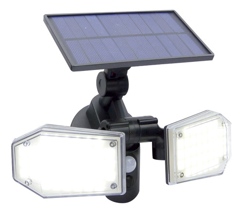 Luz Con Sensor De Movimiento Y Cargador Solar 
