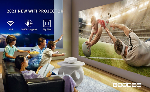 Goodee W18 Proyector 1080p 200 Hdmi, Vga, Usbios/android