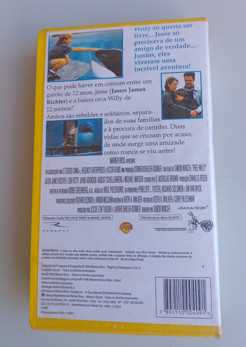Filme Vhs Free Willy ( Duplado / Original )