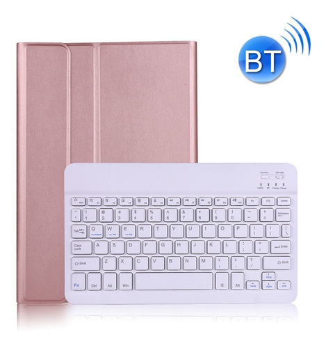 Funda De Piel Con Teclado Para Samsung Galaxy Tab A7 T505