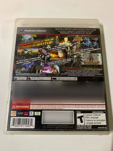 Jogo Ps3 Naruto Storm Generations Original Mídia Física (Recondicionado)