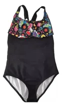 Comprar Malla Entera De Natación Niña Quickly N1170v Resiste Cloro