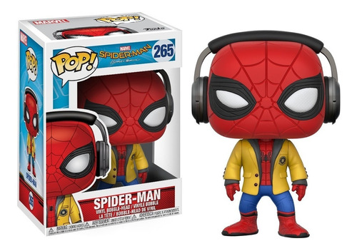 Funko Pop Marvel Homecoming Spider-man With Headphones