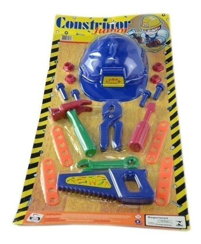 Brinquedo Kit Construtor Infantil Ferramentas E Acessórios