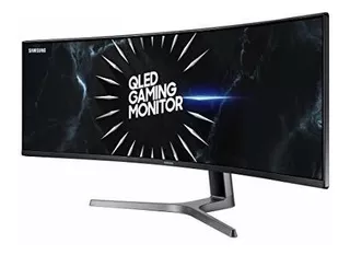 Monitor Curvo Qhd 49 Samsung Color Negro Para Juegos