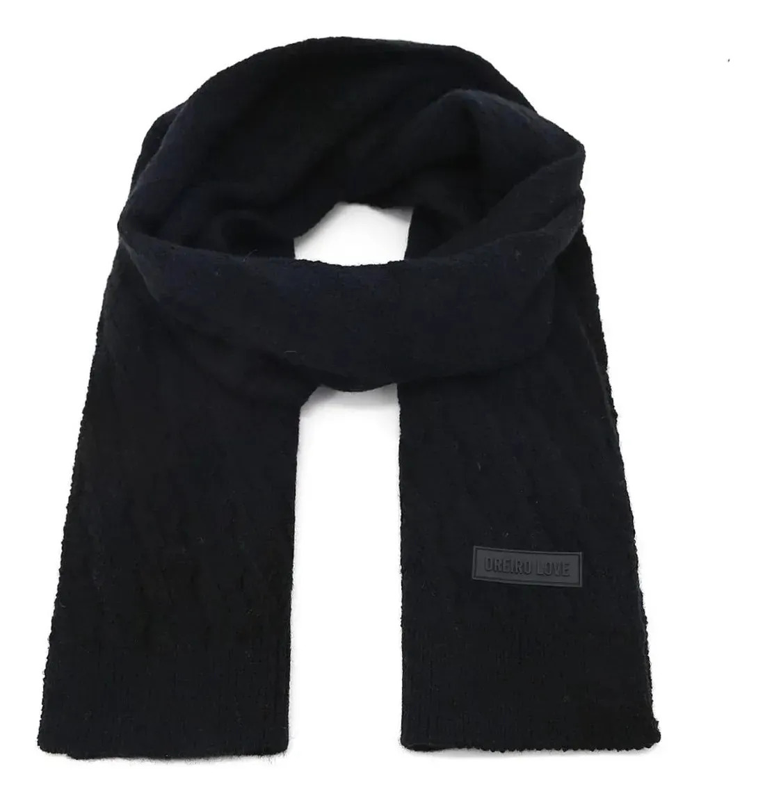 Bufanda Abrigo Invierno Oreiro Love Modelo 31254 Negro Unico