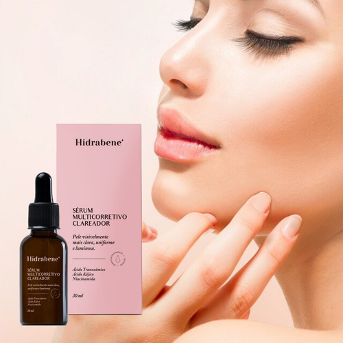 Sérum Clareador Facial Hidrabene Pele Mais Clara E Luminosa Momento De Aplicação Noite Tipo De Pele Todo Tipo De Pele