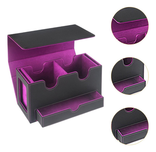 Caja De Baraja De Cartas Caja De Púrpura