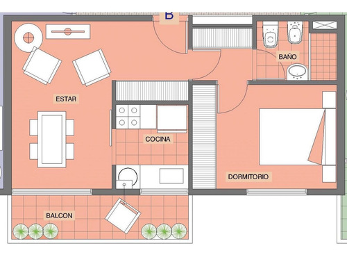 Imagen 15 de 15 de Departamento 1 Dormitorio Centro Rosario Rebajado