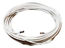 Comprar Cable Coaxial 10 Mts Tv Cable Conectores Compresión Grampas