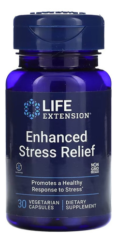 Alivio Estrés mejorado para aliviar el estrés, 30 cápsulas, Life Extension