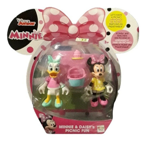 Minnie Y Daisy Muñeco Articulado Set X 2 Vamos De Picnic
