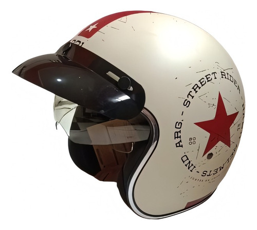 Casco Para Moto Abierto Hawk 721 Street Rider 