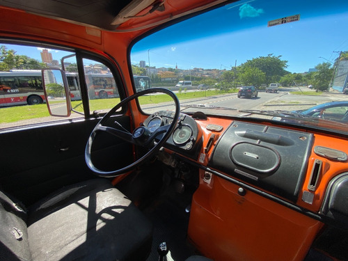 Imagem 10 de 15 de Mb 1113 Truck Baú Turbinado Único Dono Freio A Ar Direção