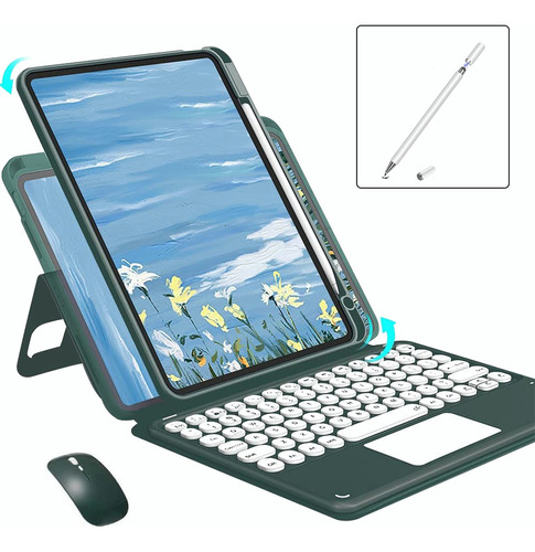 Funda Teclado Táctil Mouse Para iPad 10ª Gen 10.9''  A2696