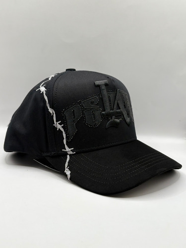 Gorra Fino X Tito Double P Rosones Original Black Negro Ajustable Lisa