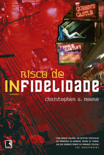 Risco de infidelidade, de Moore, Christopher G.. Editora Record, capa mole, edição 1 em português