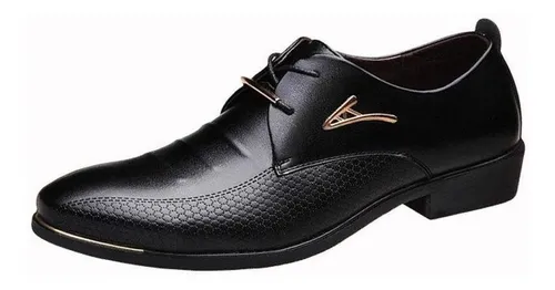 Sapato masculino store bico largo