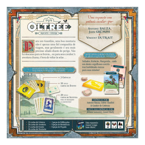 Oltree + 2 Expansões Jogo De Tabuleiro Across The Board