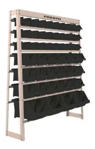 Comprar Kit Estante Gaveteiro Com 49 Gaveta Mista Preta 43017 Presto