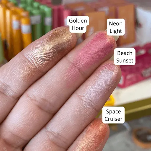 Melu - Ruby Rose Marble Glow Iluminador Cremoso Marmorizado Neon Lights