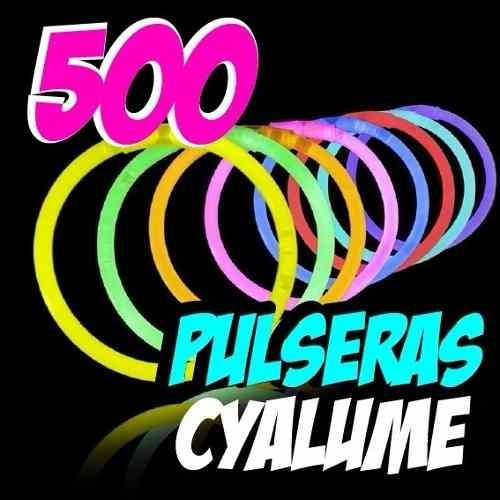 500 Pulseras De Neon Para Fiestas Y Eventos - Micromaster