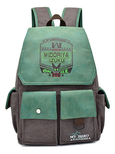 Mochila Midoriya Izuku De Boku No Hero Academia Importado