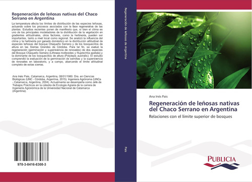 Libro: Regeneración De Leñosas Nativas Del Chaco Serrano En