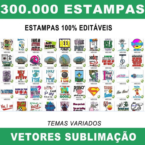 Estampas Vetores Canecas Sublimação Corel Chinelos Abadas