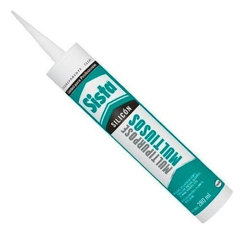 Silicon Adhesivo De Montaje Multiusos 280 Ml Sista Blanco