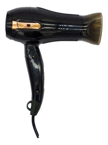 Secador De Pelo Plegable Profile 1500w Color Negro