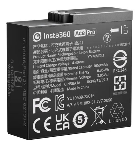 Batería De Carga Insta360 Ace Pro 2 / Ace Pro
