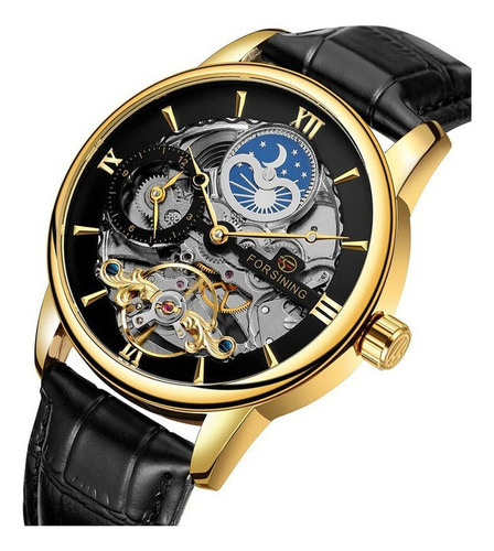 Forsining Reloj Mecánico Tourbillon Impermeable